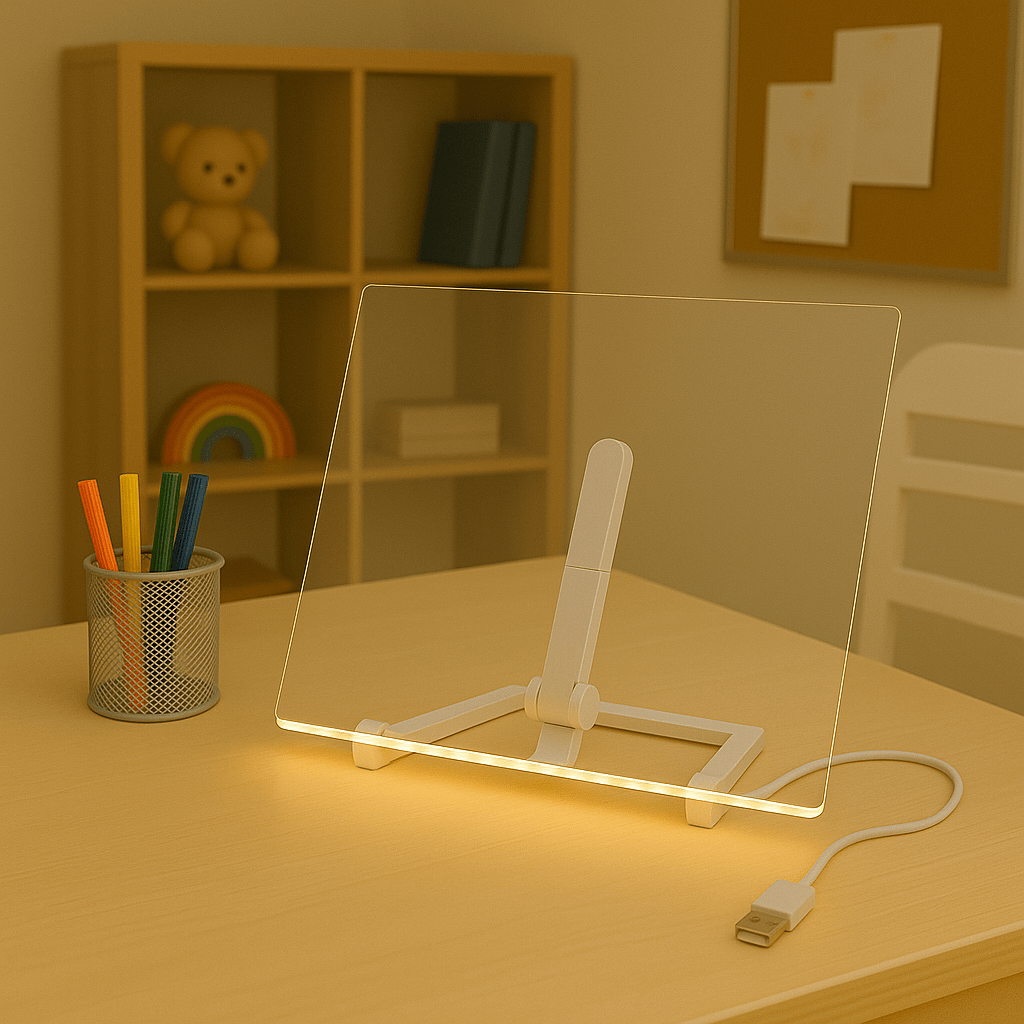 Tablette lumineuse de coloriage