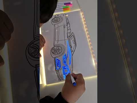 Tablette lumineuse de coloriage